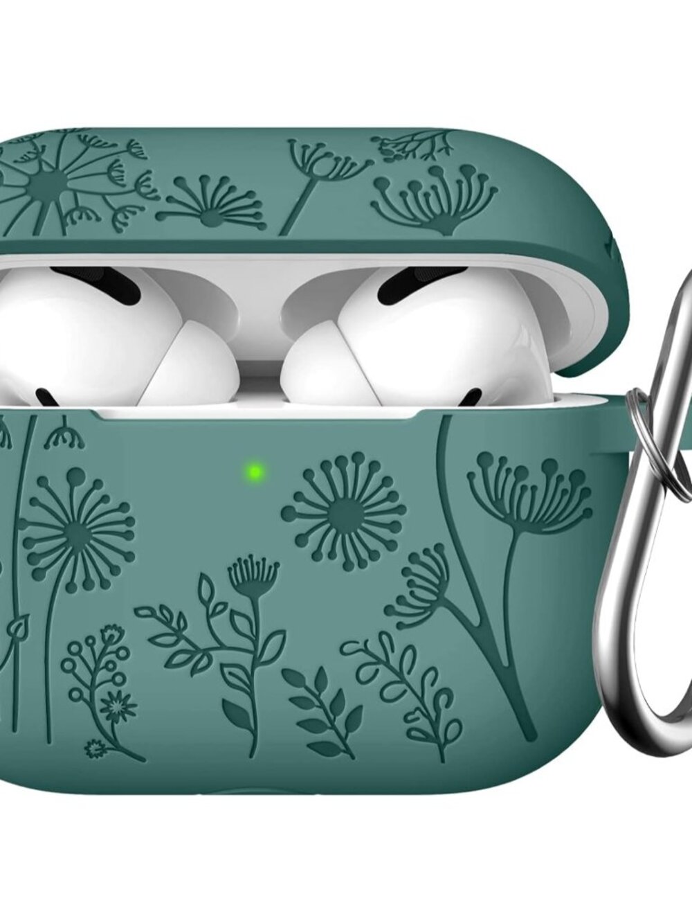 for AirPods Pro 2nd/1st Case, Soft Silicone Cover with Keychain